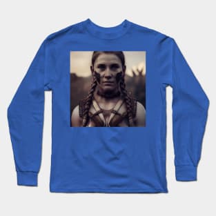 Viking Shield Maiden Long Sleeve T-Shirt